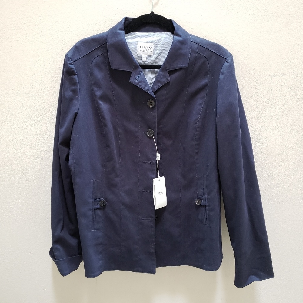 Mens Armani Collezioni Cotton Blazer Size 14